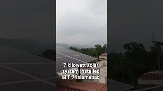 7 kilowatt hybrid system installed at F 7 Islamabad #live #nextgenenergy #hybridenergy #grid
