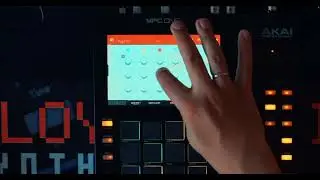 Akai MPC OPx4 fm synth Обзор на русском языке