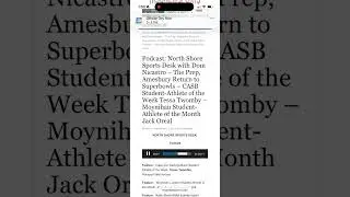 Jack Oreal | 2027 NHS Golf | Moynihan Lumber Student-Athlete of the Month | North Shore Sports Desk