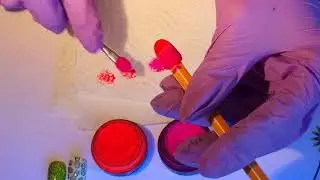 Pigment poros díszítés