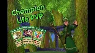 Wizard101 Champion 120 Life PVP - New stats new strats!