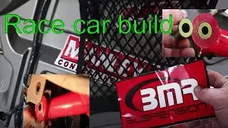 BMR On car adjustable control arms Suspension install