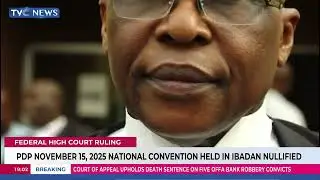 PDP November 15 2025 National Convention Held In Ibadan Nullified