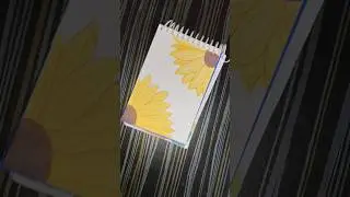 easy Sunflower drawing #art #short #drawing #flowers
