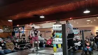 TW3 messing with Priceless Preston Palmer at a NOW Thats Wrestling event.
