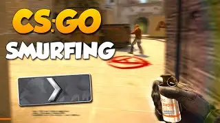 CS:GO SMURFING IN SILVER #4 - Grenades Only!