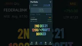 💸1200/+ Profit Booked just in Mint without doing anything ✅ #stockmarket #intraday  #vira #trending