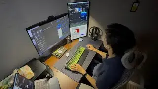 Late Night Work ASMR | Mechanical Keyboard | No Talking