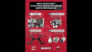 Small Block Chevy Style Track Serpentine System | March Performance