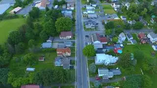 Quick Flight Over New York Mills NY