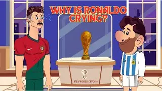 Why Cristiano Ronaldo is crying? Soccer Animation | Football Cartoon Video