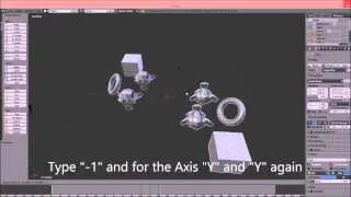 Tutorial: How to mirror objects/meshes in Blender, 1 min example