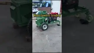 Good Working! Wood Sawdust Crusher for Efficient Wood Waste Management! #woodcrusher