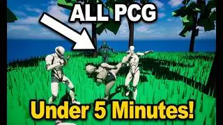 Unreal Engine PCG Tutorial: Spawn Enemies, Grass & Trees Procedurally (Beginner Friendly)
