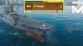Modern Warships JS Hyuga New Battle Carrier Gameplay