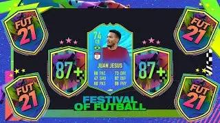 INSANE JUAN JESUS SILVER STARS & 87+ TRIPLE PACK!! - FIFA 21
