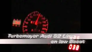 Turbomeyer Audi S2 Limo onboard (on low boost and 7900RPM max)