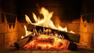 Cozy Fireplace and Relaxing Piano Music – Perfect for Sleep & Calm