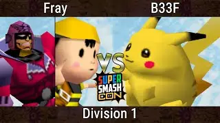 SSC 2023 - Fray (Captain Falcon, Ness) Vs. B33f (Pikachu) Smash Bros - SSB64