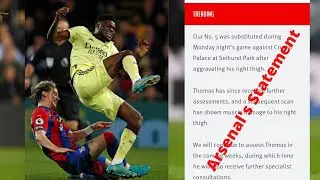 Thomas Partey Injury Update: Arsenal Give Weeks, Is His Season Ended!?🇬🇭💔🇲🇨
