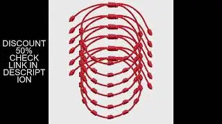 6pcs/set Handmade 7 Knots Red String Bracelet for Lover Protection Lucky Amulet and Friendship Braid
