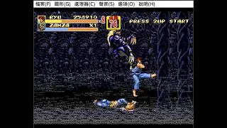 Streets of Rage 2 - The World Warrior, round 3, rule: Ryu