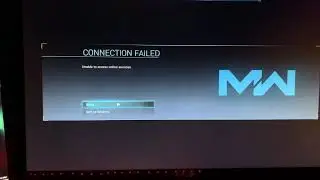 Modern warfare Unable to access online services