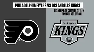 Philadelphia Flyers vs Los Angeles Kings | Gameplay Simulation NHL