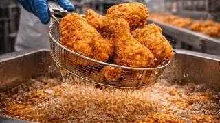 They Fry Chicken  This Way? Inside  Factory
