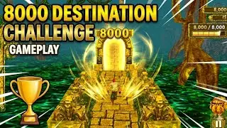 8000 Destination Challenge Gameplay Video in Temple Run Game 