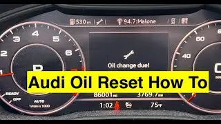 Как #СБРОСИТЬ индикатор #ОБСЛУЖИВАНИЯ_МАСЛА на Audi Q5