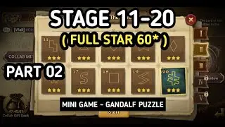 (ЧАСТЬ 02) ЭТАПЫ 11-20 Мини-игра-головоломка с Гэндальфом, событие Summoners War X, коллаборация ...