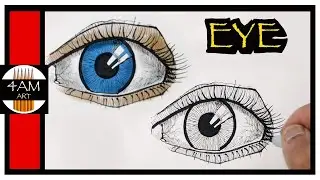How to Draw a Simple  EYE