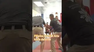 Essential Filipino Kali knife defense concepts #shorts #eskrima