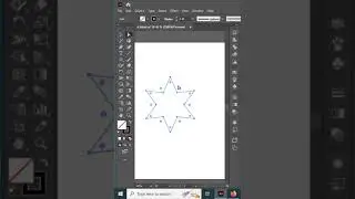 How to Create a 6 Sided Sparkle in Adobe Illustrator #shorts #explore #explorepage