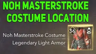 AC Shadows Noh MasterStroke Costume Location, Best Legendary Armor Location Assassin's Creed Shadows
