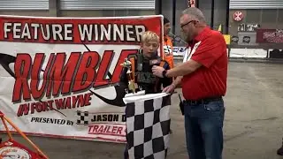 Rumble 23 Friday Feature Race, Quarter Midget Heavy 160 Class