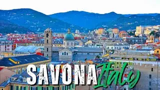 Walking Tour Savona city Italy 🇮🇹 || Savona a port city