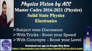 Master Cadre PYQ Solid State and Electronics #mastercadre #mastercadre2022 #mastercadrephysics
