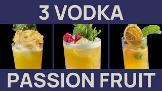 3 простых коктейля с маракуйей и водкой
