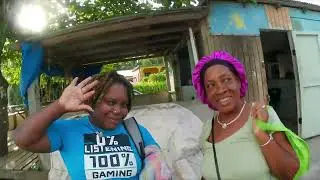 a boat trip from Dominica to Marie Galante unexpectedly with the fam.