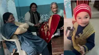 आज सानू गई अपने नानू से मिलने 👨‍🦳🥰🧿❤|| jkboravlogs #jkboravlogs #familyvlog #newyearvlog