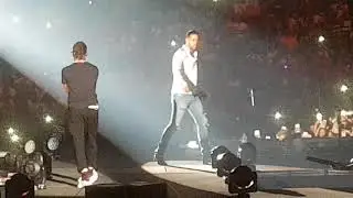 Romeo Santos en el show de Ozuna en Santo Domingo