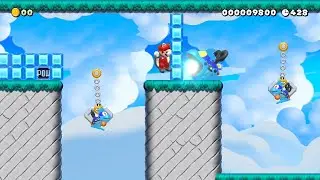 Super Mario Maker 2 - メカクッパ島Mecha-Koopa lsland by [momonga] - No Commentary