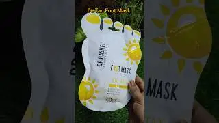 Dr. Rashel De Tan Foot Mask 😱🤯 #shorts #footmask #viralhack