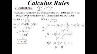 11X1 T11 08 quotient & reciprocal rules 2023
