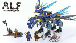 Lego Ninjago 70602 Jay&acute;s Elemental Dragon - Lego Speed Build Review