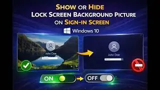 How to Show or Hide Lock Screen Background Picture on Sign-in Screen on Windows 10 | GearUpWindows