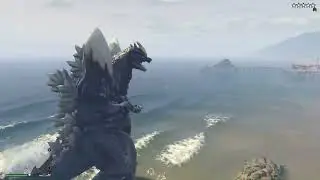 Space Godzilla VS Gigan | GTA 5