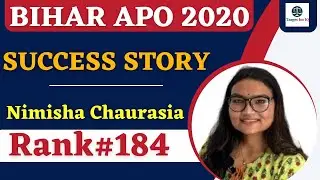 Nimisha Chaurasia | Rank#184 | Bihar APO 2020 Success Story  @TargetForIQ  #bpsc #biharapo